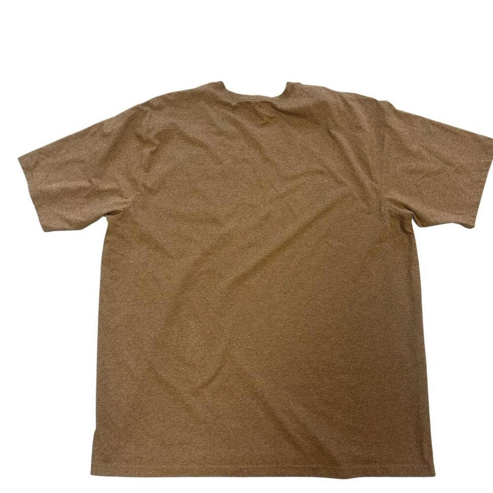Carhartt‎ Shirt Mens XL Brown Loose Fit Pocket Tee Y2K Logo Workwear Skater K87 - Picture 4 of 11